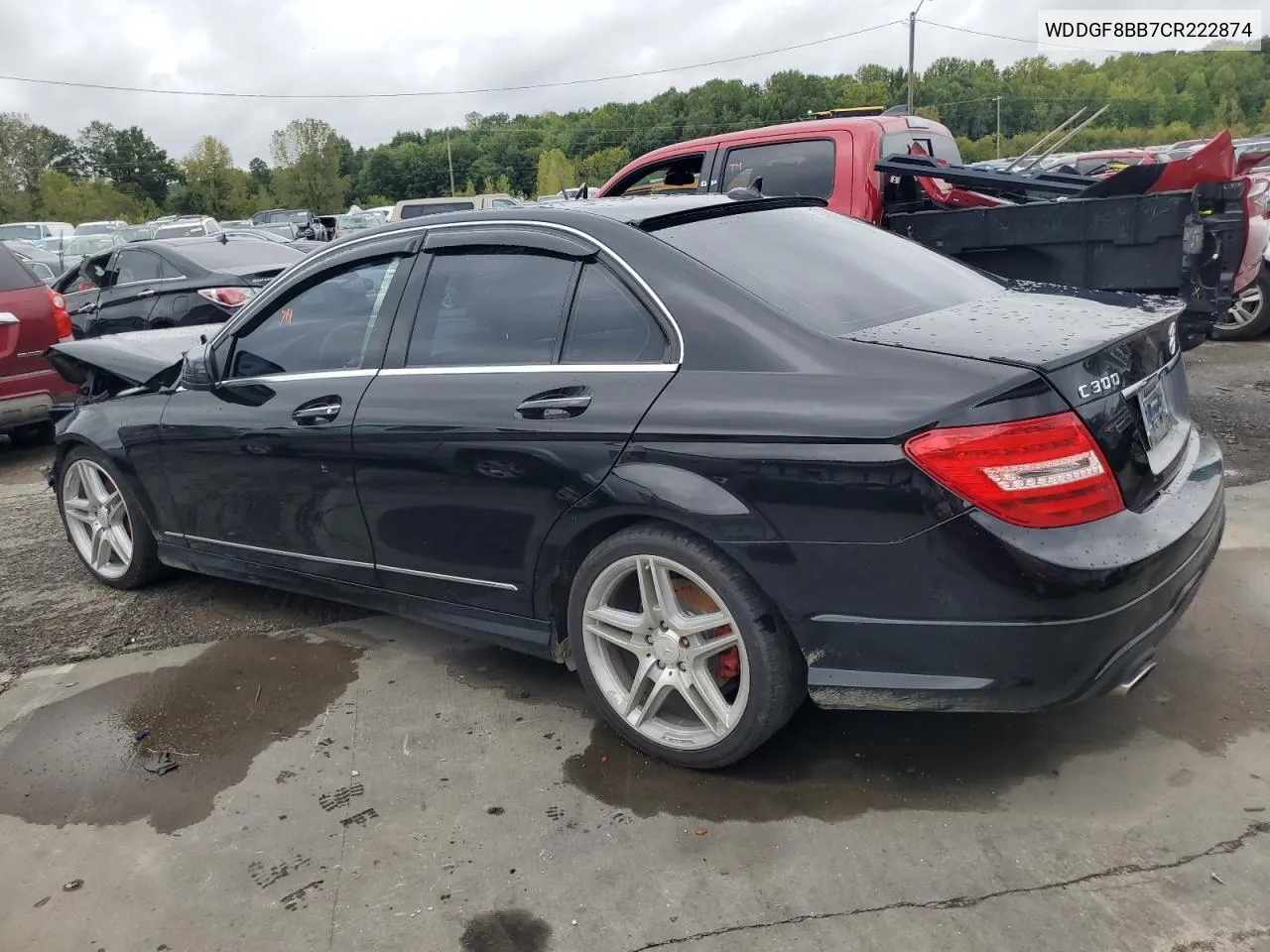 2012 Mercedes-Benz C 300 4Matic VIN: WDDGF8BB7CR222874 Lot: 70576374