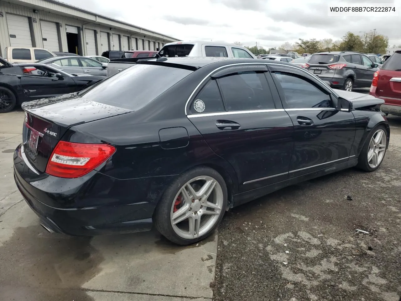 2012 Mercedes-Benz C 300 4Matic VIN: WDDGF8BB7CR222874 Lot: 70576374