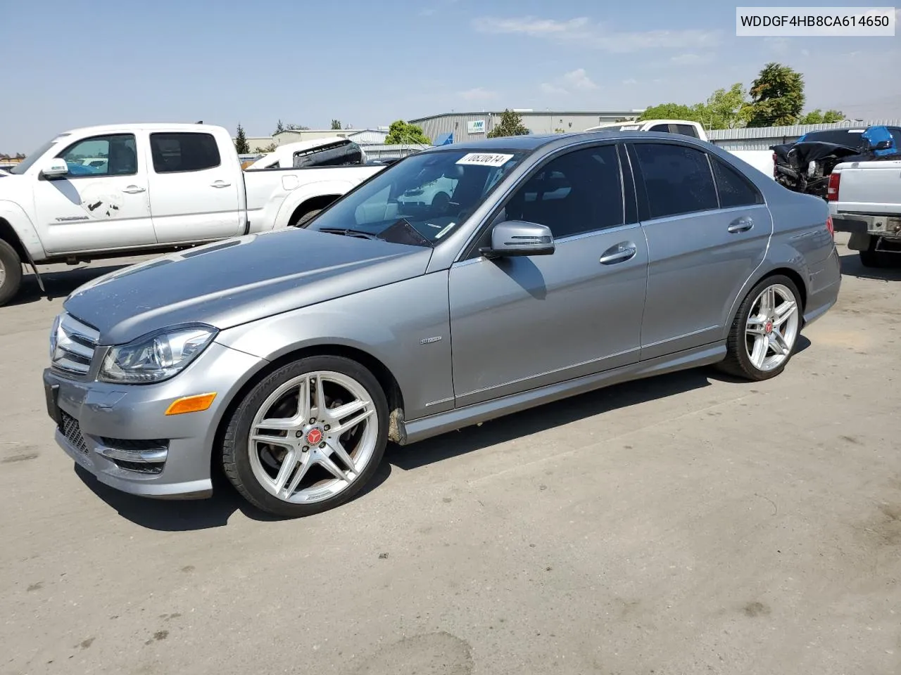 2012 Mercedes-Benz C 250 VIN: WDDGF4HB8CA614650 Lot: 70820614