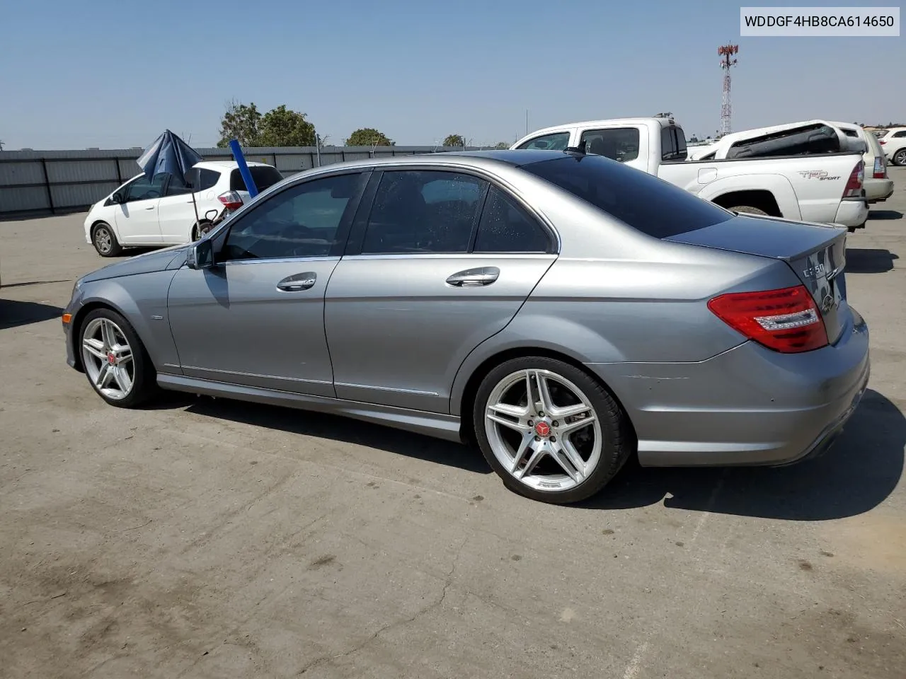 2012 Mercedes-Benz C 250 VIN: WDDGF4HB8CA614650 Lot: 70820614