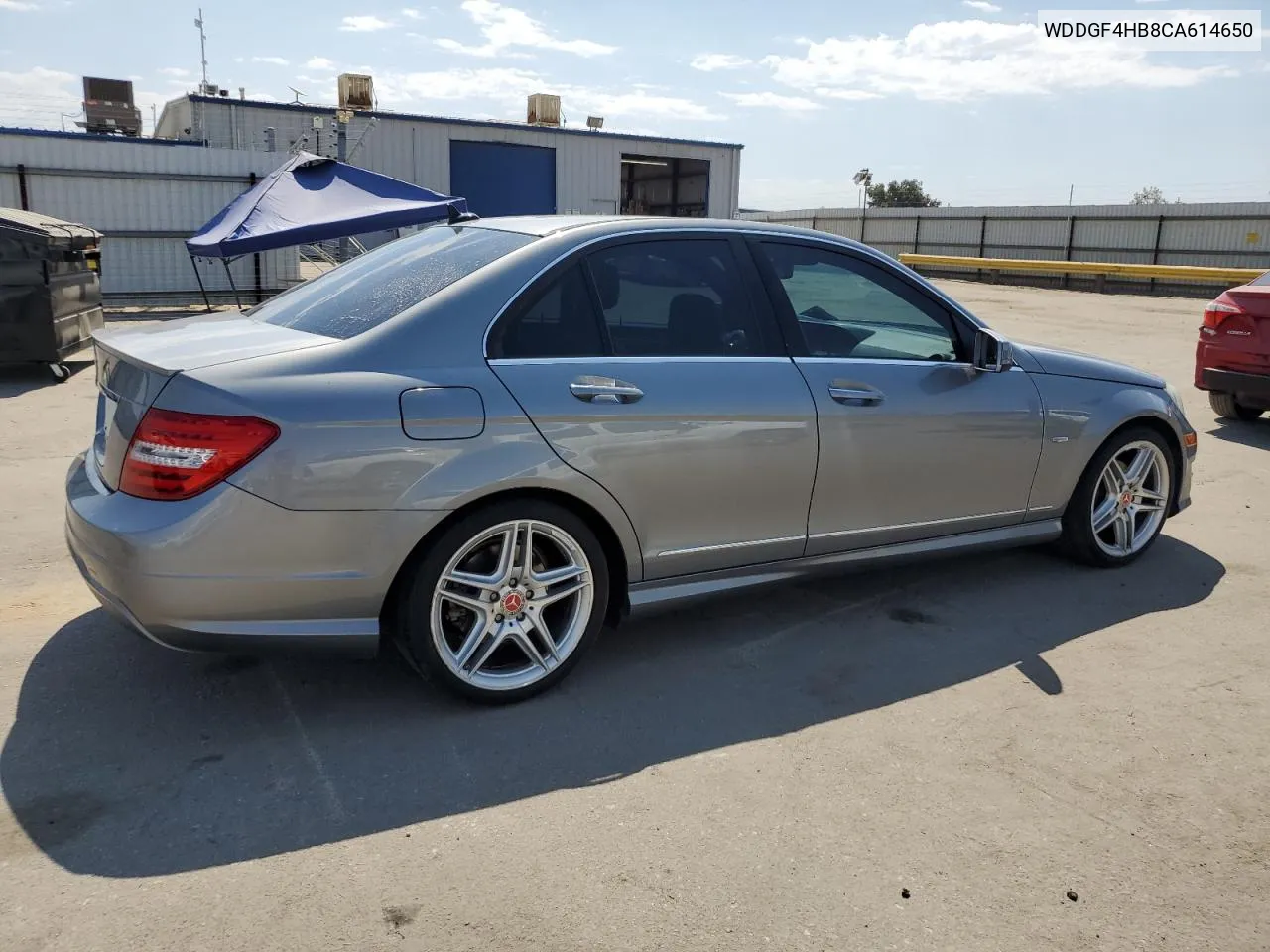 2012 Mercedes-Benz C 250 VIN: WDDGF4HB8CA614650 Lot: 70820614