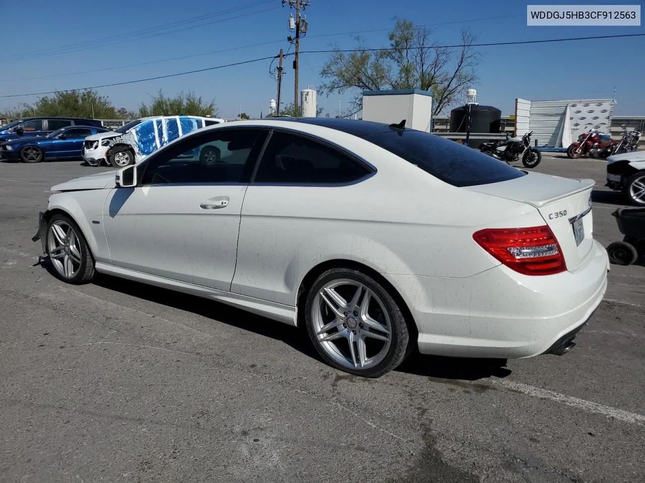 2012 Mercedes-Benz C 350 VIN: WDDGJ5HB3CF912563 Lot: 70834074