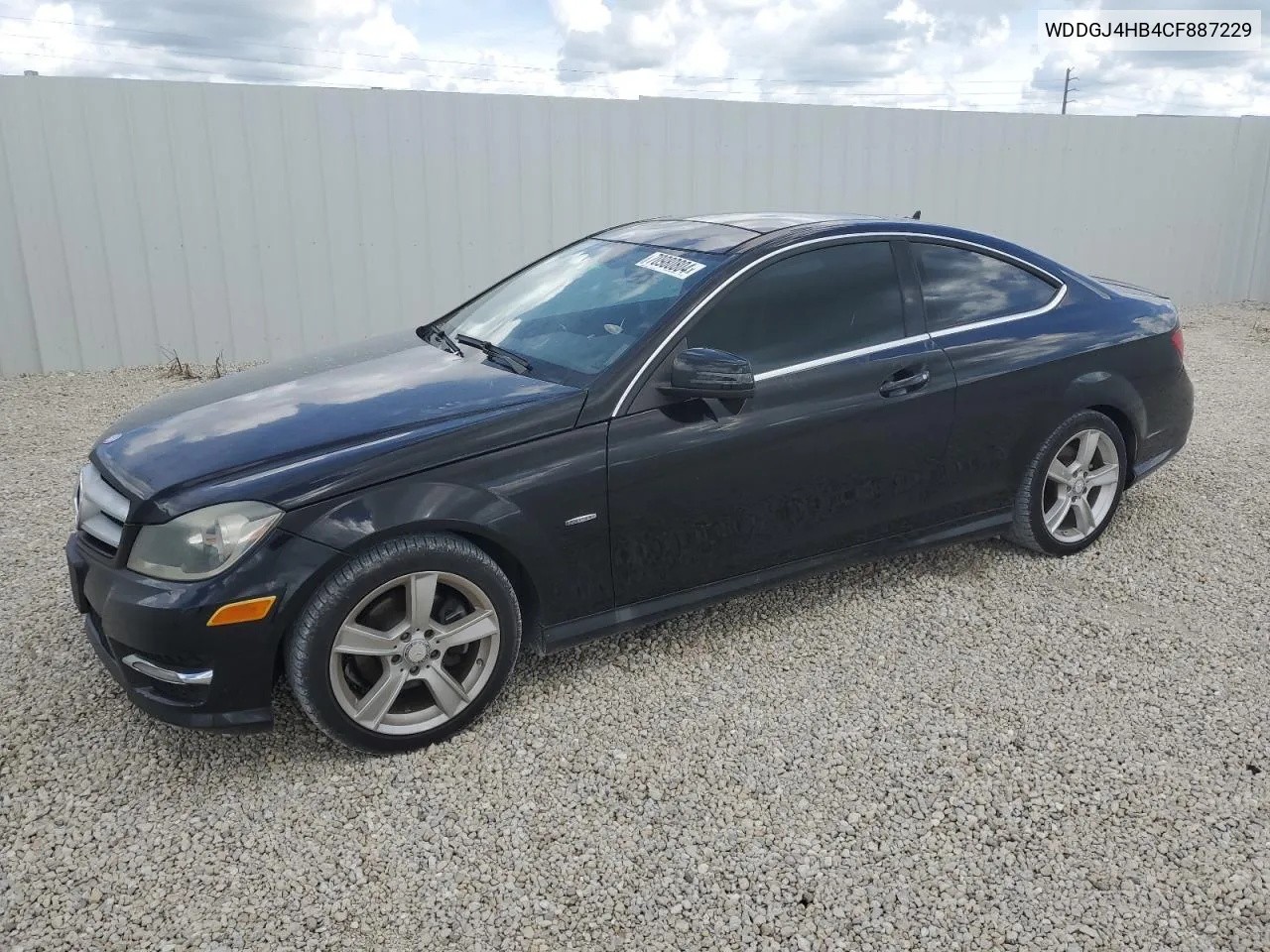 2012 Mercedes-Benz C 250 VIN: WDDGJ4HB4CF887229 Lot: 70980804