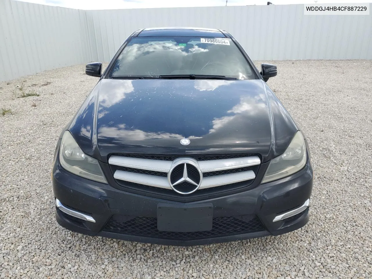 2012 Mercedes-Benz C 250 VIN: WDDGJ4HB4CF887229 Lot: 70980804