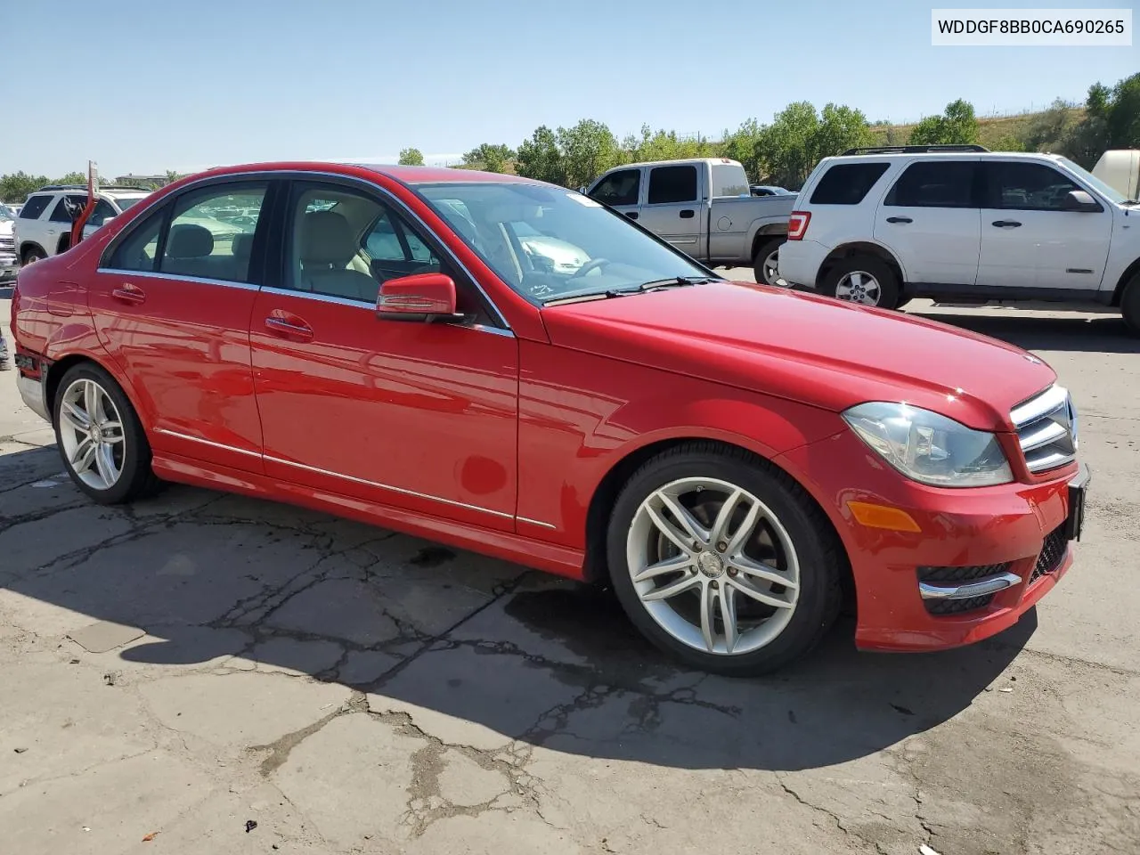 2012 Mercedes-Benz C 300 4Matic VIN: WDDGF8BB0CA690265 Lot: 71020524