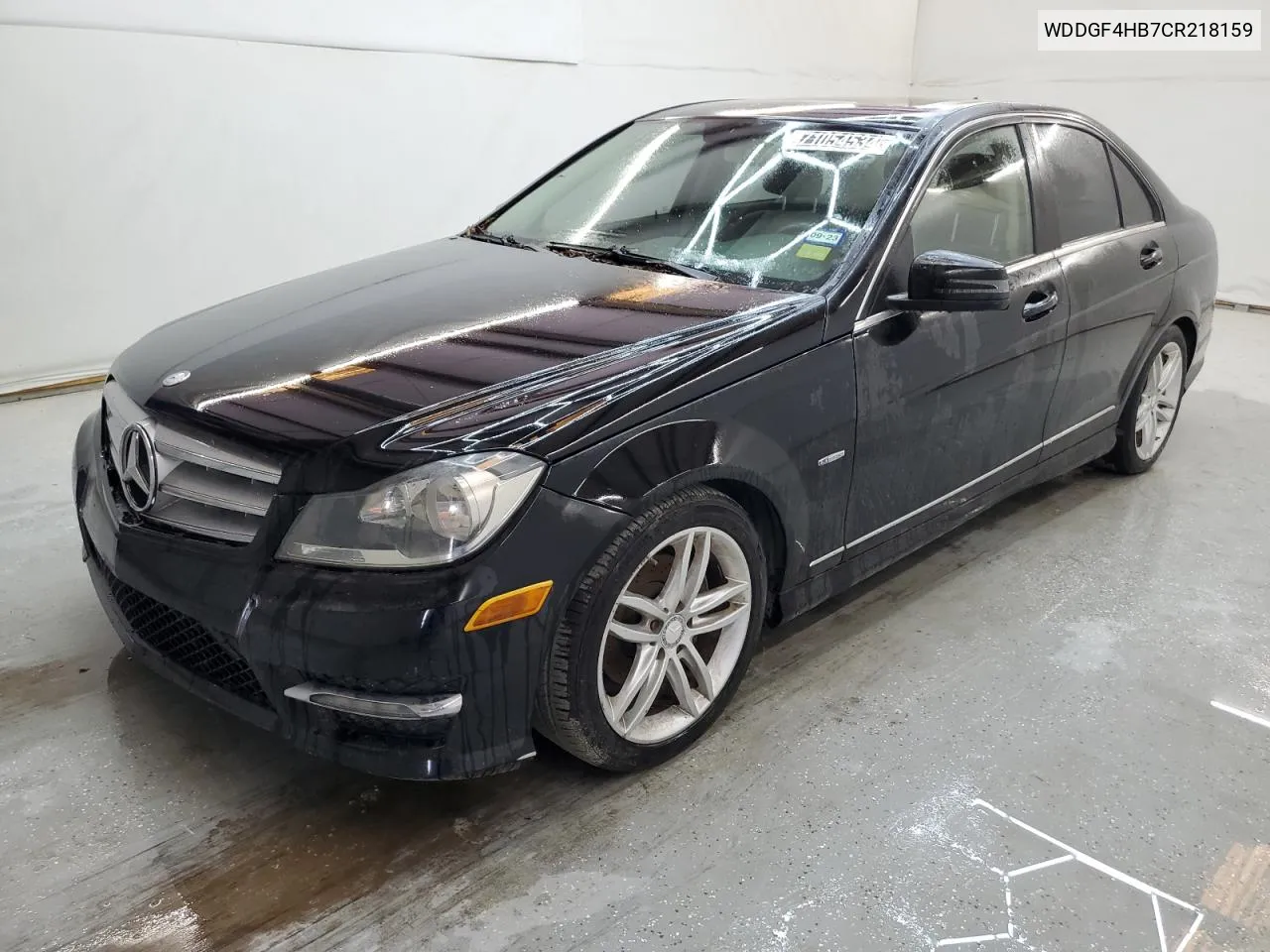 2012 Mercedes-Benz C 250 VIN: WDDGF4HB7CR218159 Lot: 71054534