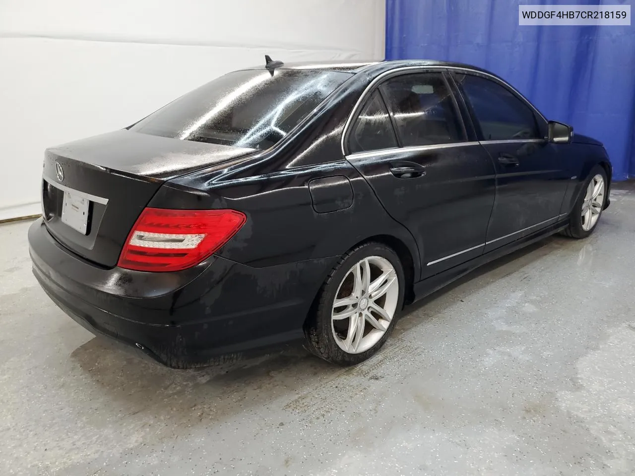 2012 Mercedes-Benz C 250 VIN: WDDGF4HB7CR218159 Lot: 71054534