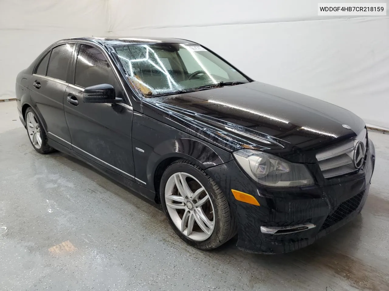 2012 Mercedes-Benz C 250 VIN: WDDGF4HB7CR218159 Lot: 71054534