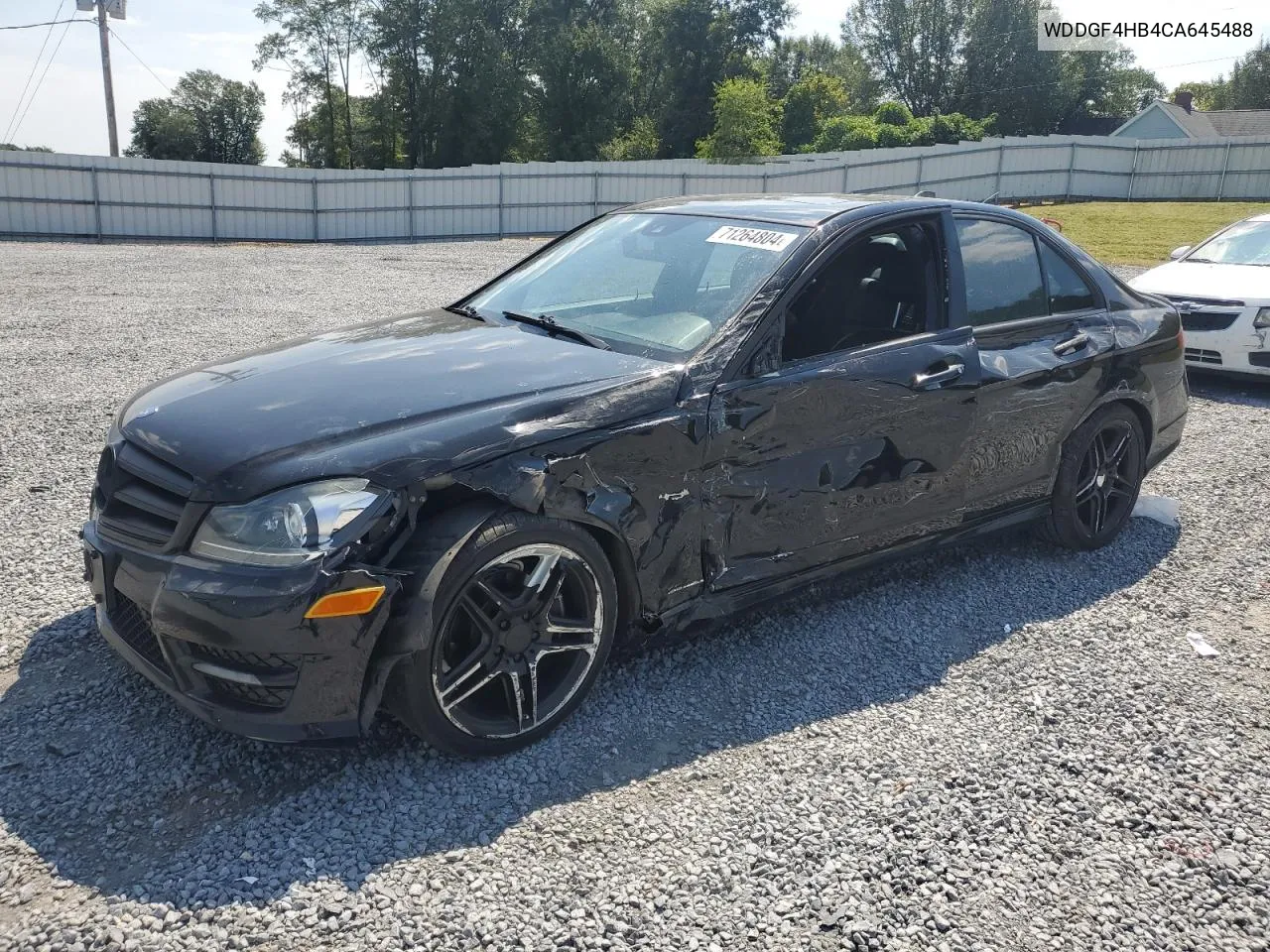 2012 Mercedes-Benz C 250 VIN: WDDGF4HB4CA645488 Lot: 71264804