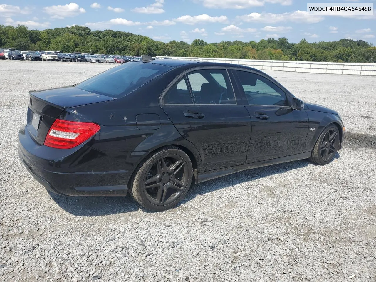 2012 Mercedes-Benz C 250 VIN: WDDGF4HB4CA645488 Lot: 71264804