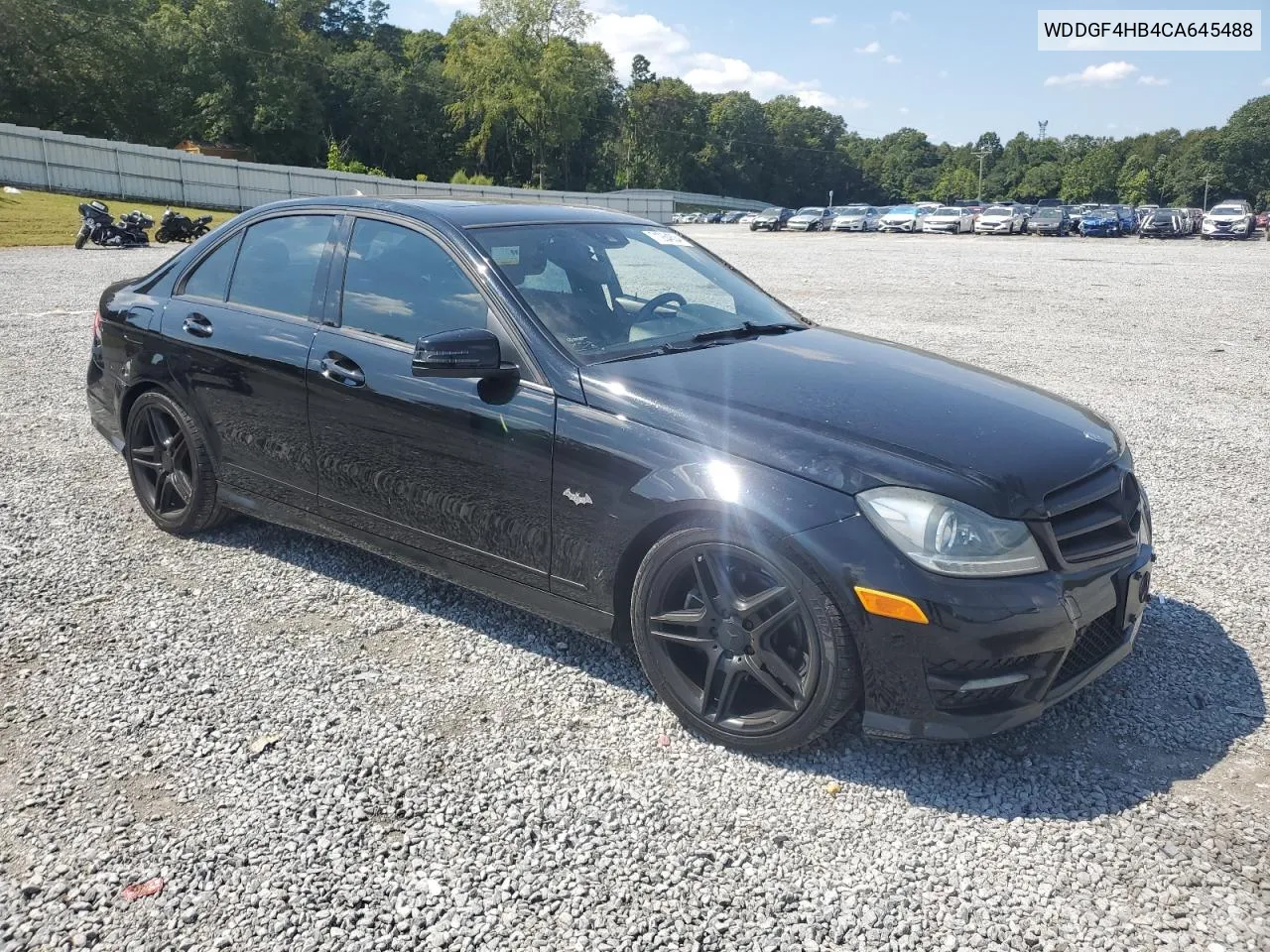 2012 Mercedes-Benz C 250 VIN: WDDGF4HB4CA645488 Lot: 71264804