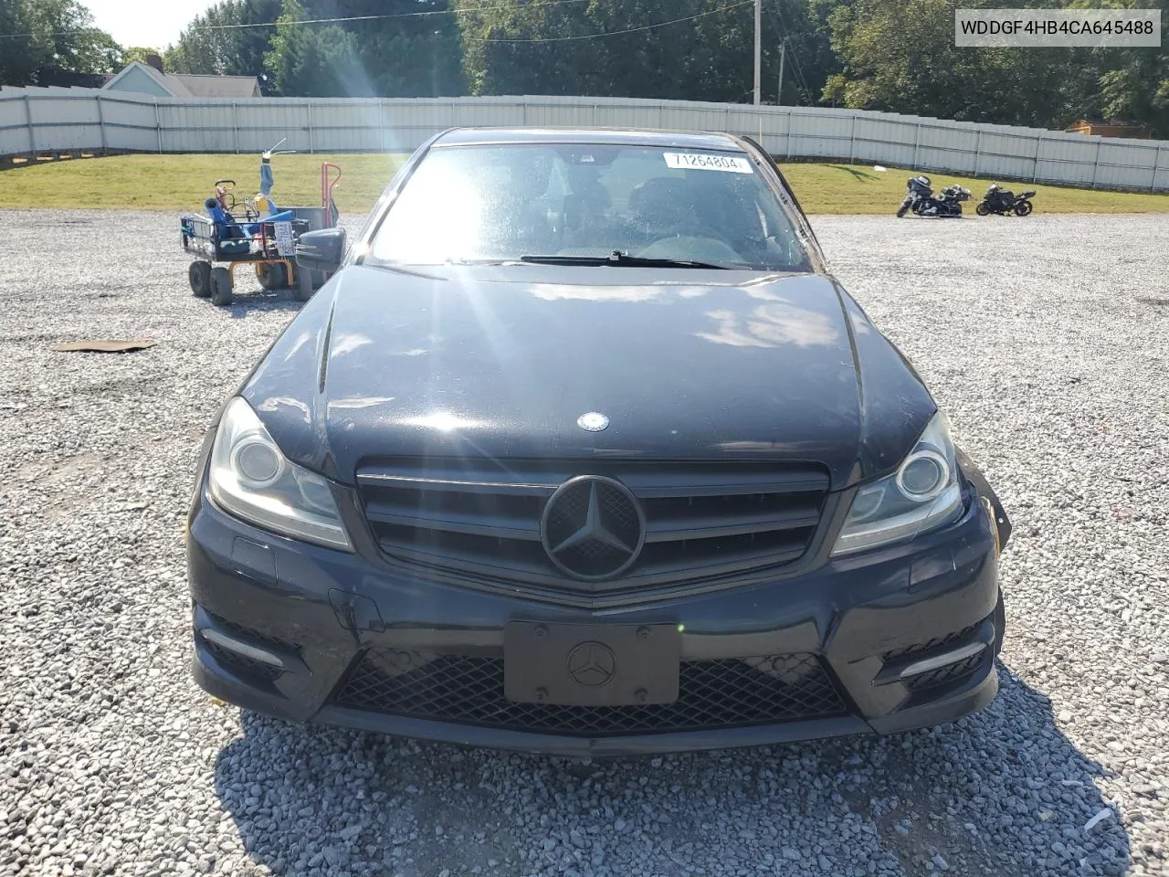 2012 Mercedes-Benz C 250 VIN: WDDGF4HB4CA645488 Lot: 71264804