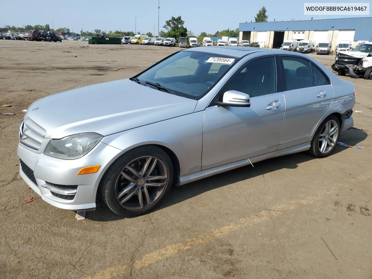 2012 Mercedes-Benz C 300 4Matic VIN: WDDGF8BB9CA619467 Lot: 71286564