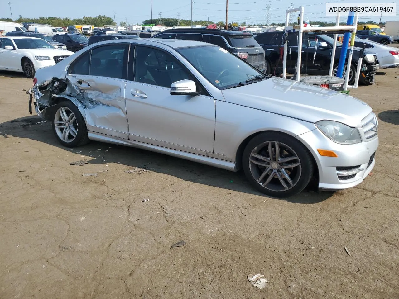 2012 Mercedes-Benz C 300 4Matic VIN: WDDGF8BB9CA619467 Lot: 71286564