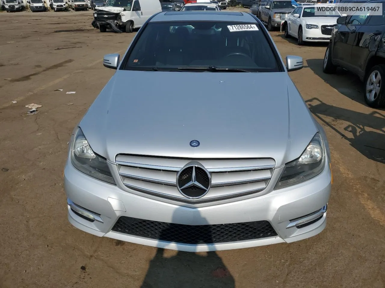 2012 Mercedes-Benz C 300 4Matic VIN: WDDGF8BB9CA619467 Lot: 71286564