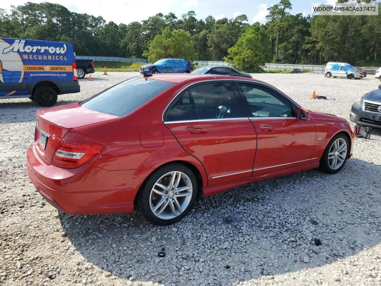 2012 Mercedes-Benz C 250 VIN: WDDGF4HB4CA637472 Lot: 71404094