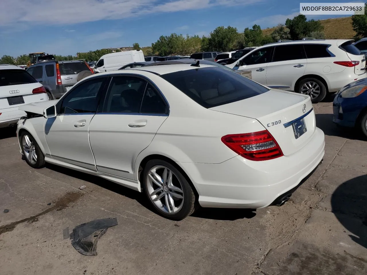 2012 Mercedes-Benz C 300 4Matic VIN: WDDGF8BB2CA729633 Lot: 71481934