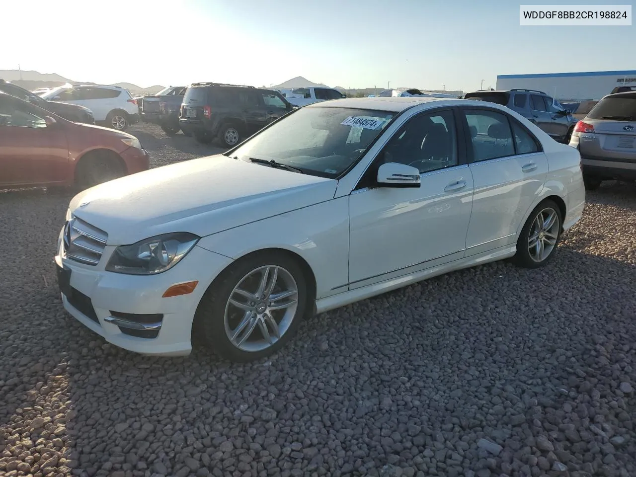 2012 Mercedes-Benz C 300 4Matic VIN: WDDGF8BB2CR198824 Lot: 71484574