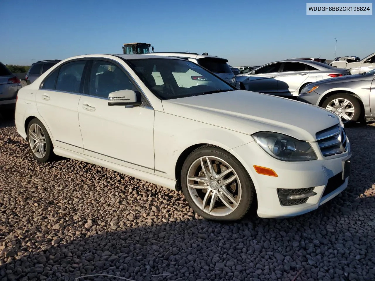 2012 Mercedes-Benz C 300 4Matic VIN: WDDGF8BB2CR198824 Lot: 71484574