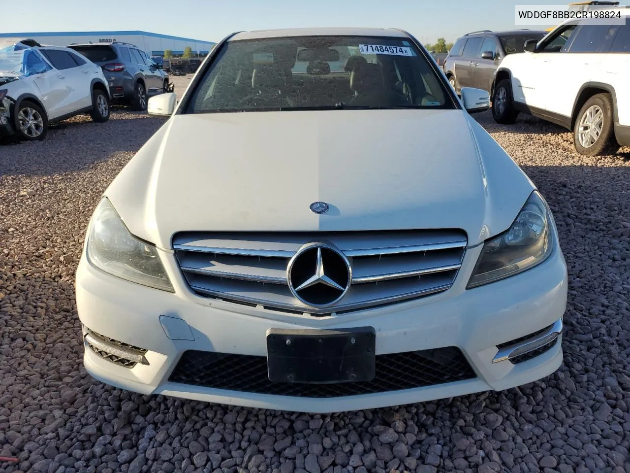 2012 Mercedes-Benz C 300 4Matic VIN: WDDGF8BB2CR198824 Lot: 71484574