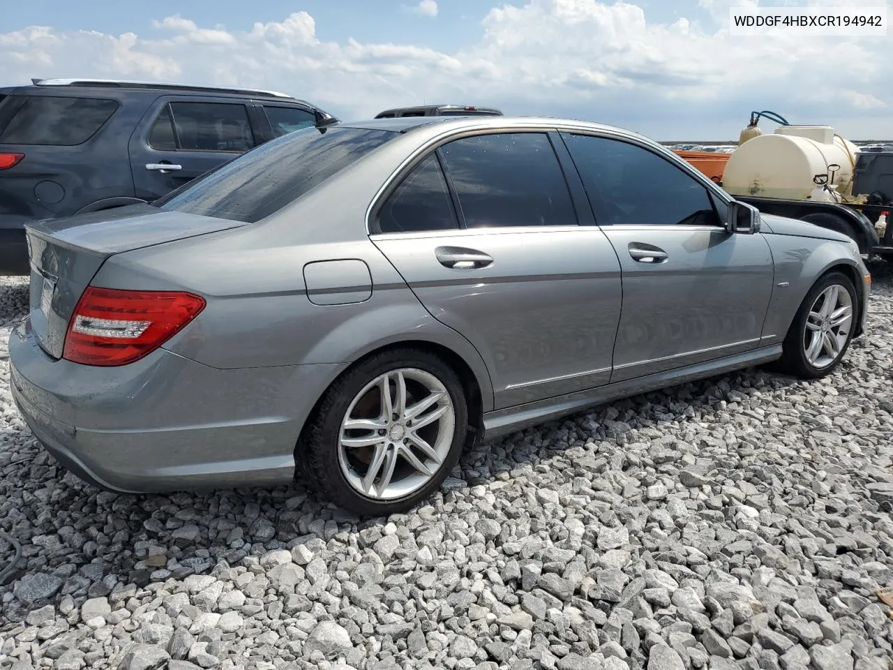 2012 Mercedes-Benz C 250 VIN: WDDGF4HBXCR194942 Lot: 71647954