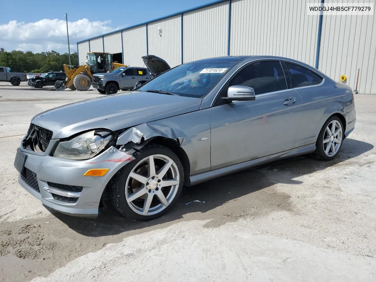 2012 Mercedes-Benz C 250 VIN: WDDGJ4HB5CF779279 Lot: 71701624