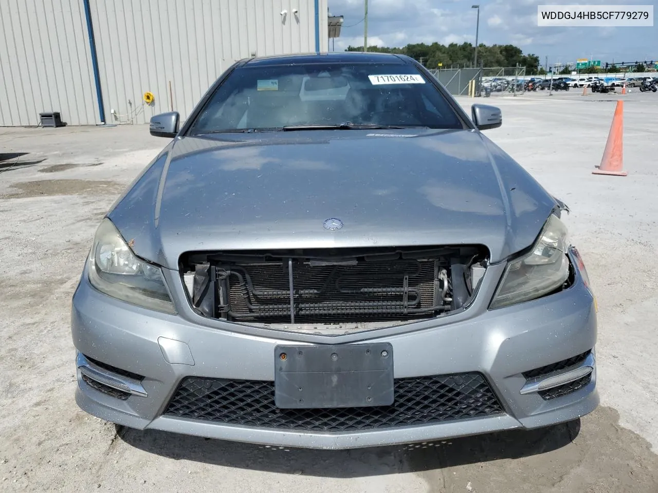 2012 Mercedes-Benz C 250 VIN: WDDGJ4HB5CF779279 Lot: 71701624