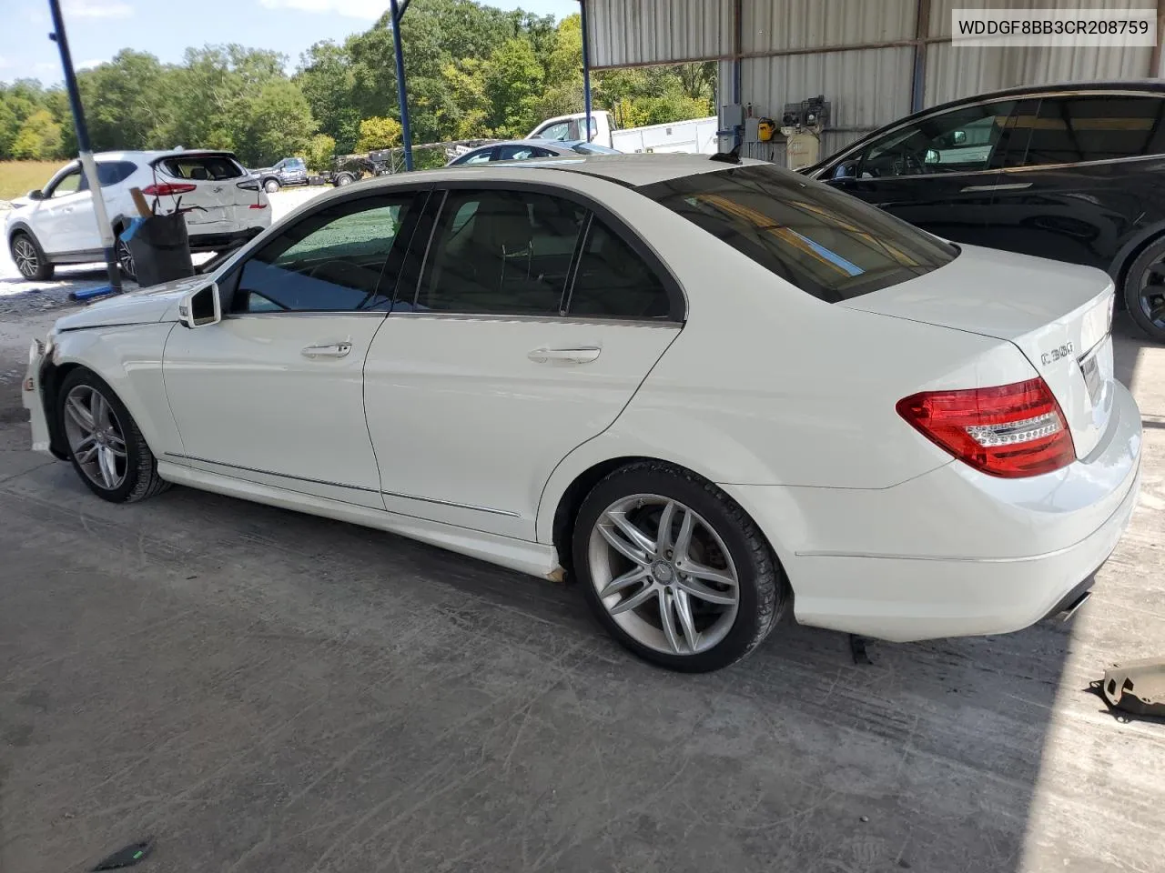 2012 Mercedes-Benz C 300 4Matic VIN: WDDGF8BB3CR208759 Lot: 71771634