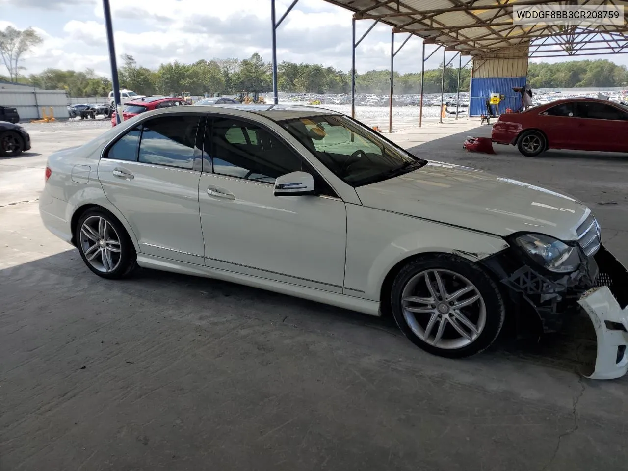 2012 Mercedes-Benz C 300 4Matic VIN: WDDGF8BB3CR208759 Lot: 71771634