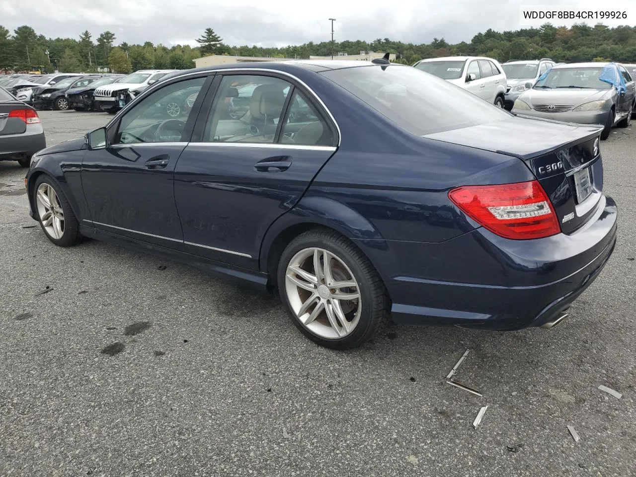 2012 Mercedes-Benz C 300 4Matic VIN: WDDGF8BB4CR199926 Lot: 72048584