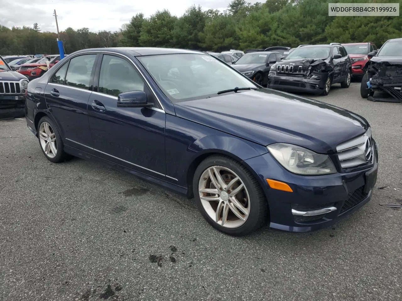 2012 Mercedes-Benz C 300 4Matic VIN: WDDGF8BB4CR199926 Lot: 72048584