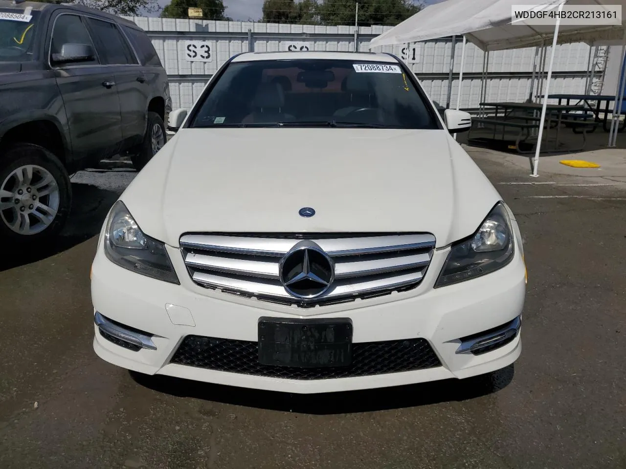 2012 Mercedes-Benz C 250 VIN: WDDGF4HB2CR213161 Lot: 72088734