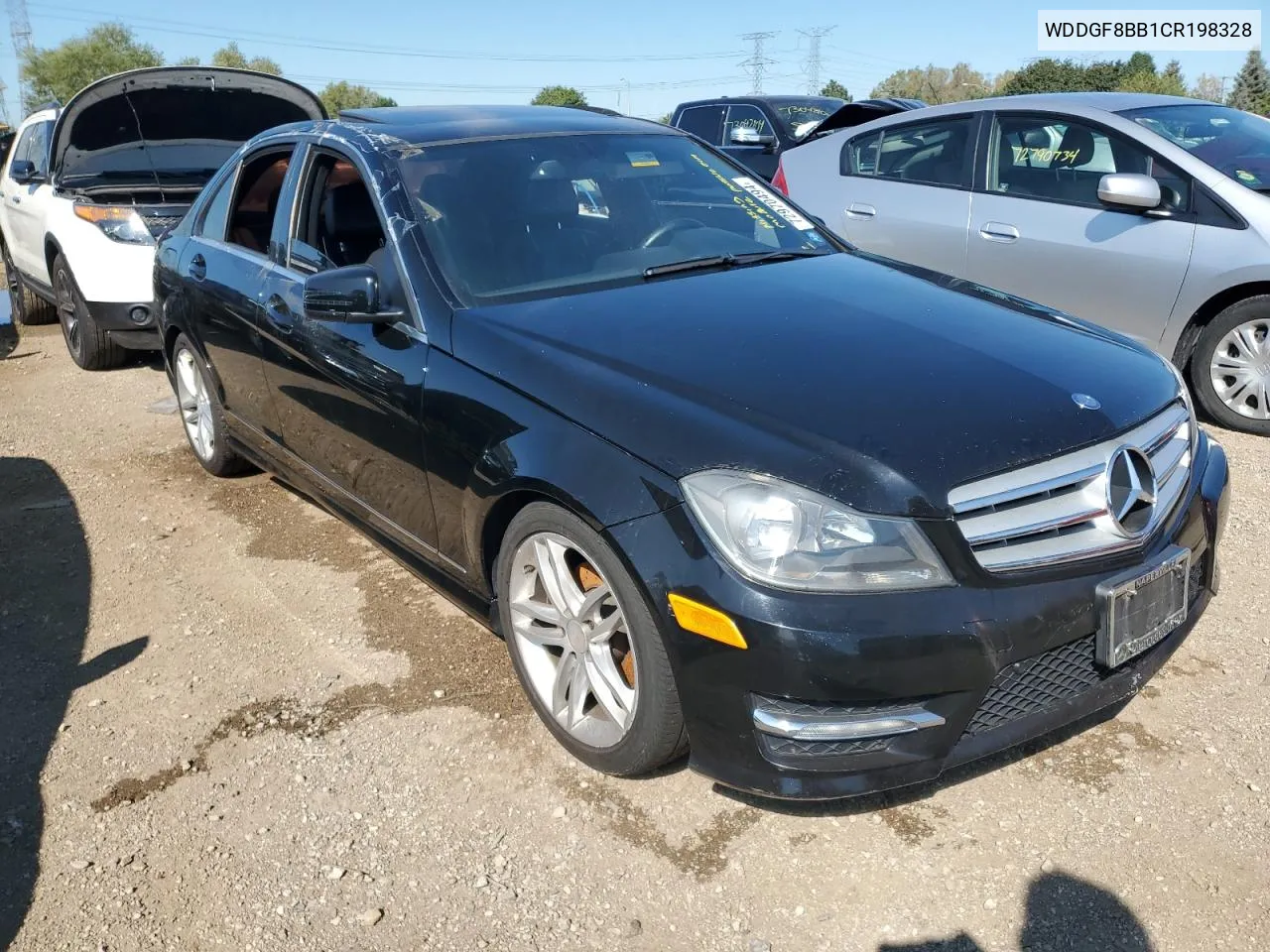 2012 Mercedes-Benz C 300 4Matic VIN: WDDGF8BB1CR198328 Lot: 72970494