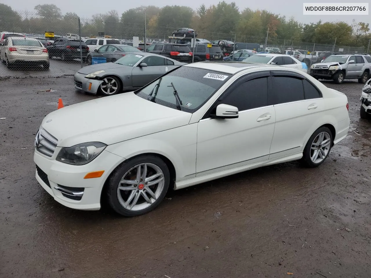 2012 Mercedes-Benz C 300 4Matic VIN: WDDGF8BB6CR207766 Lot: 73003544