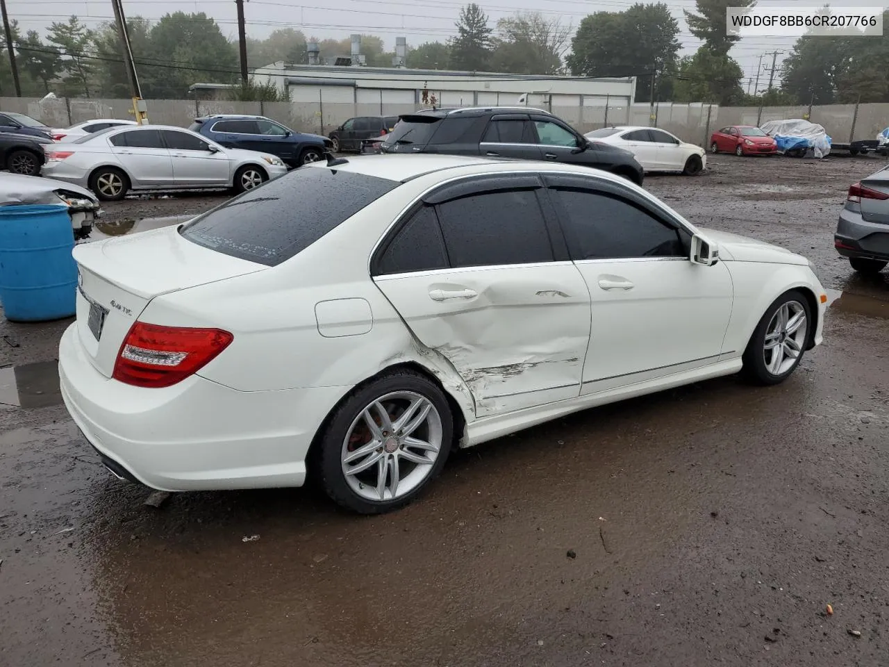 2012 Mercedes-Benz C 300 4Matic VIN: WDDGF8BB6CR207766 Lot: 73003544