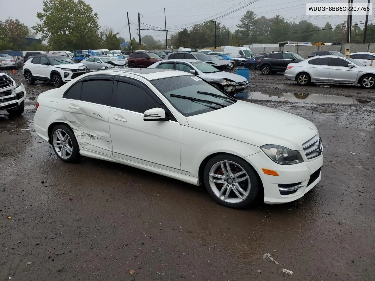 2012 Mercedes-Benz C 300 4Matic VIN: WDDGF8BB6CR207766 Lot: 73003544