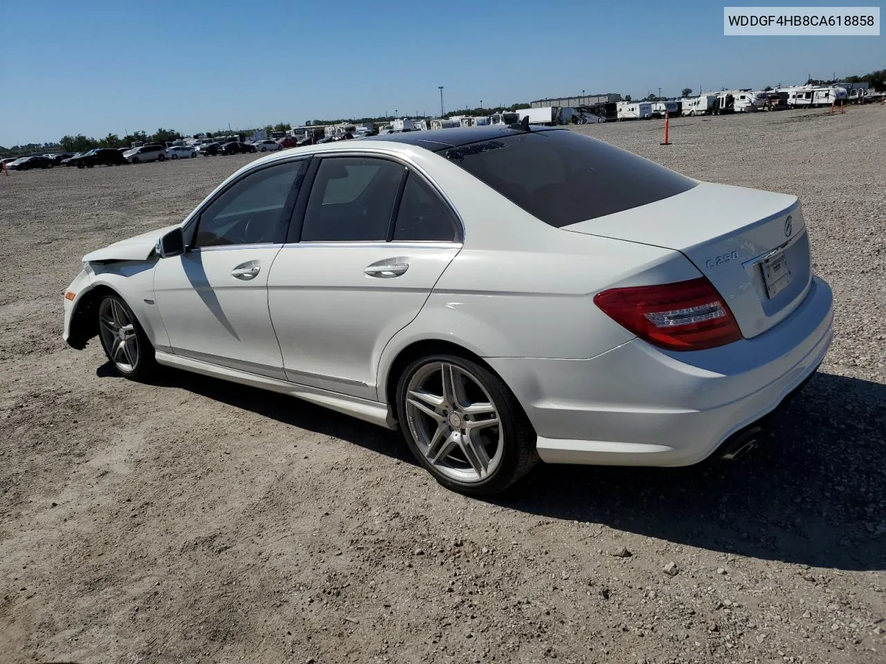 2012 Mercedes-Benz C 250 VIN: WDDGF4HB8CA618858 Lot: 73454004