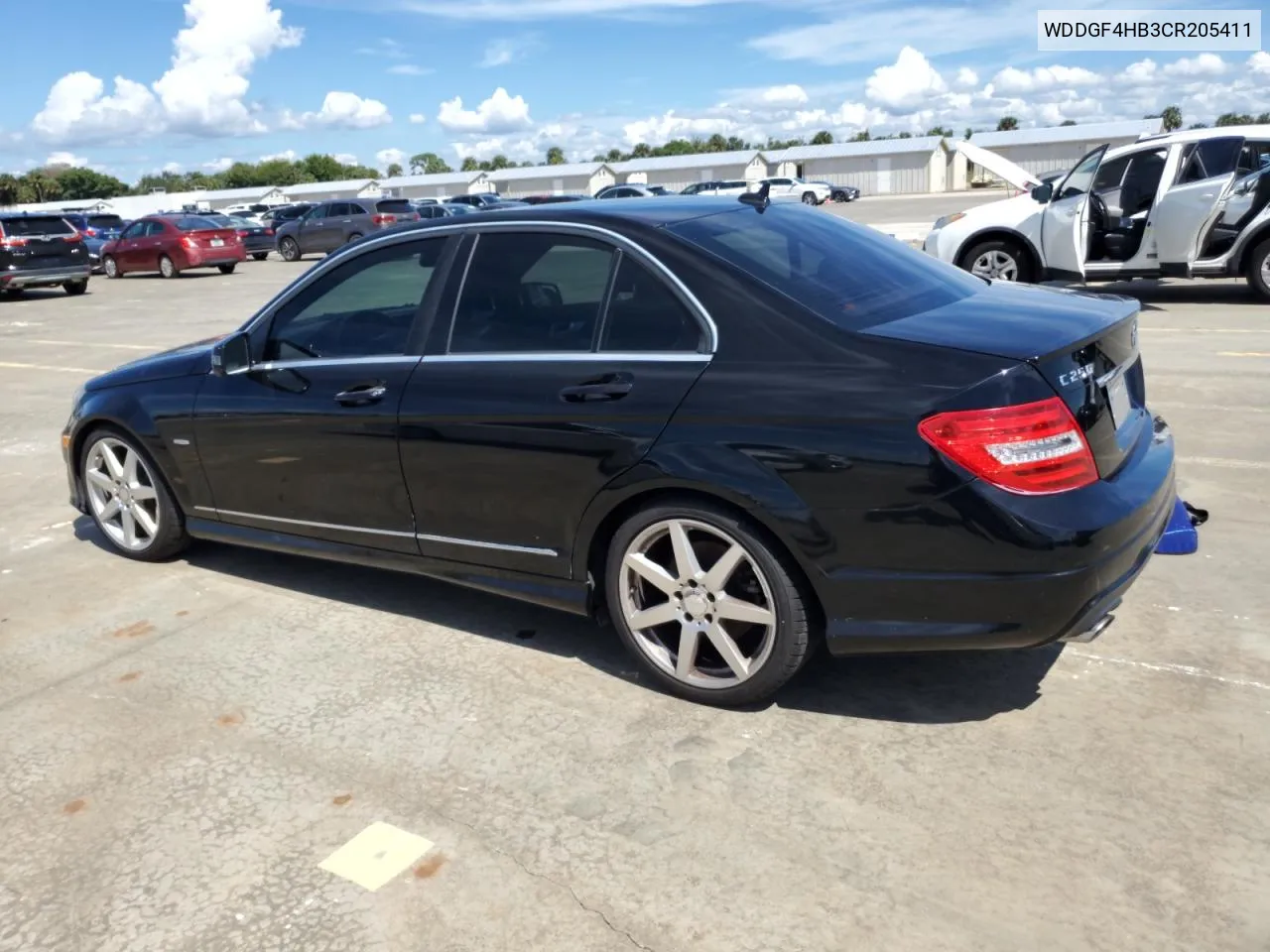 2012 Mercedes-Benz C 250 VIN: WDDGF4HB3CR205411 Lot: 73855174