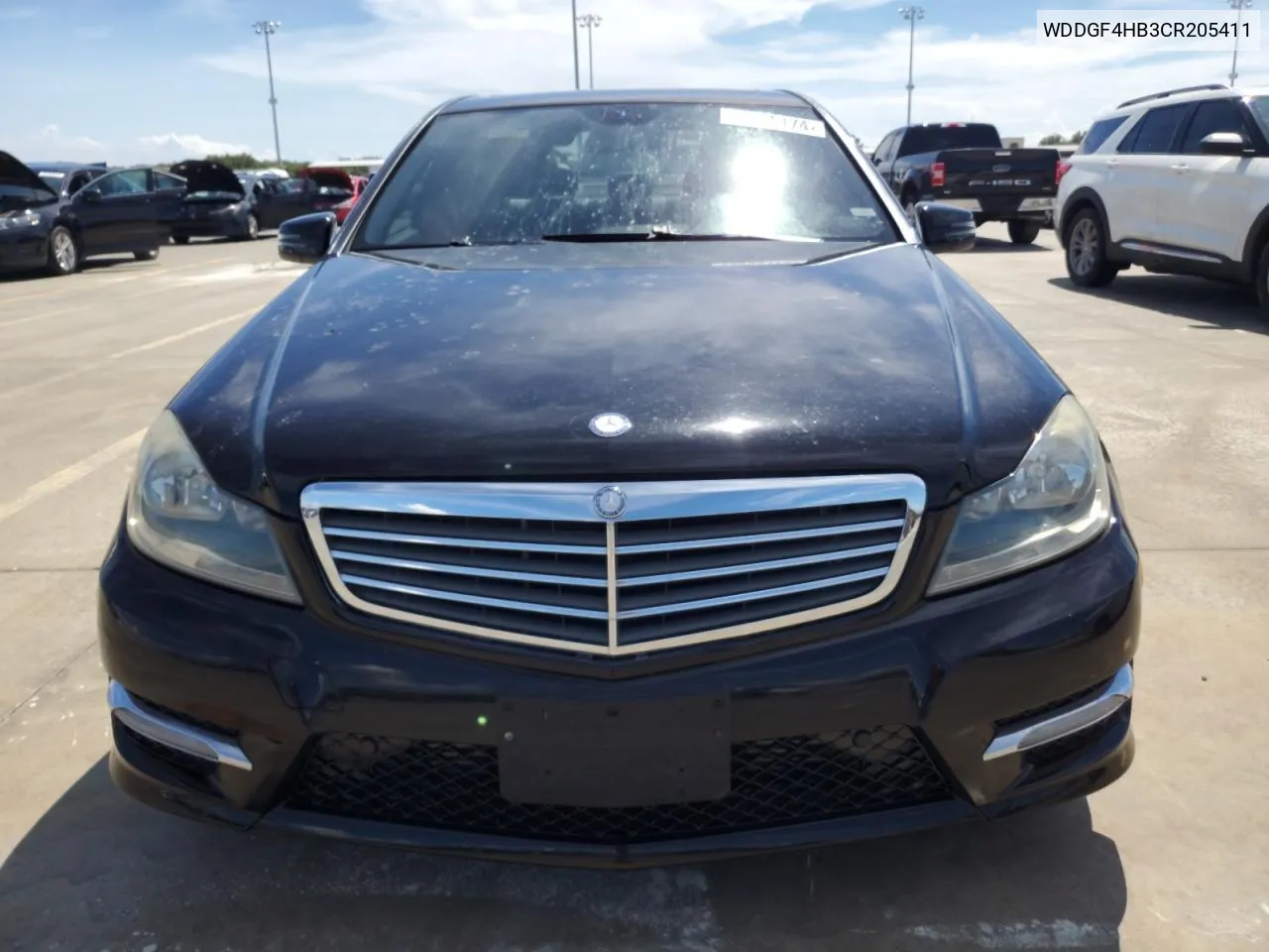 2012 Mercedes-Benz C 250 VIN: WDDGF4HB3CR205411 Lot: 73855174