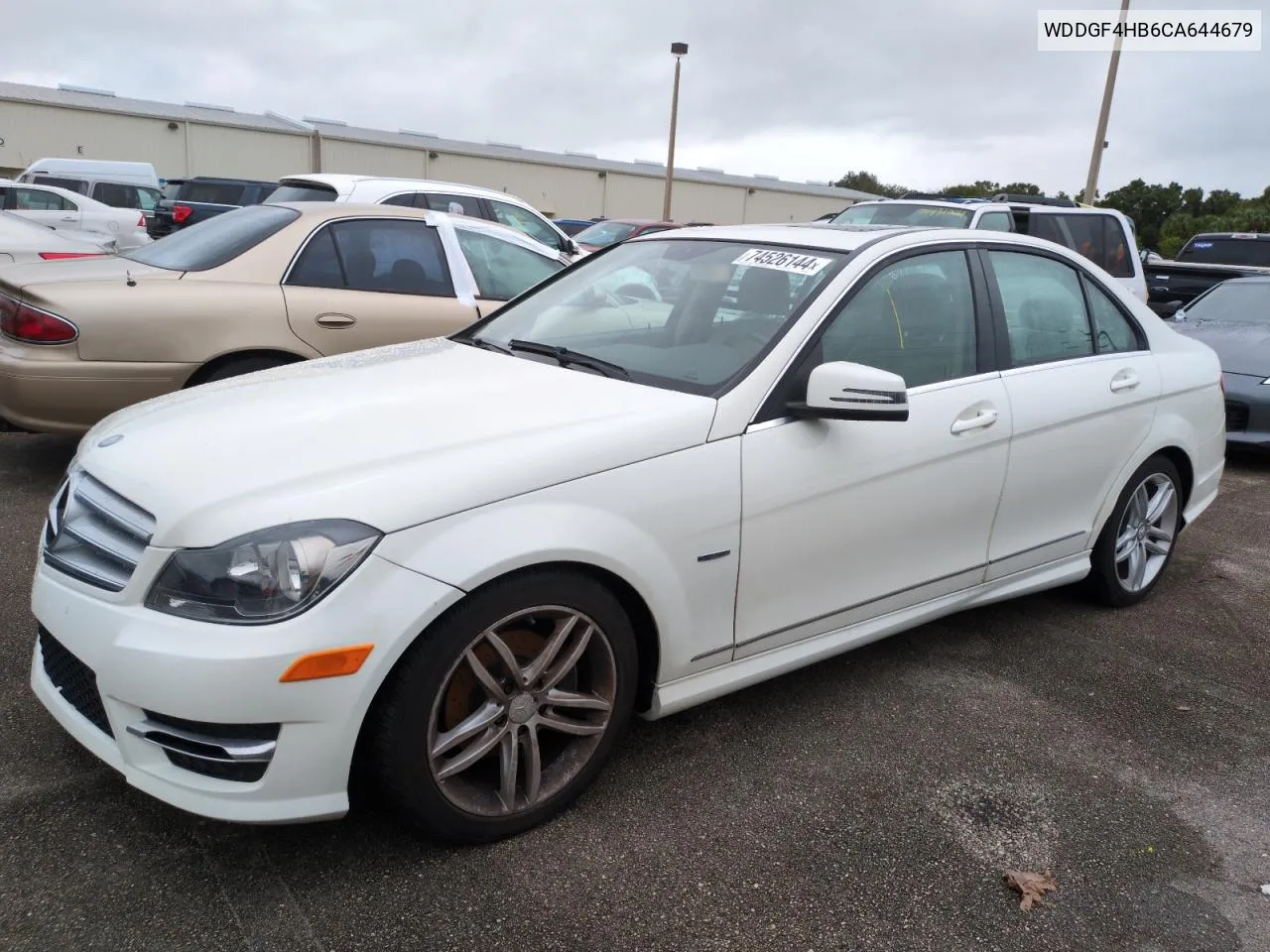 2012 Mercedes-Benz C 250 VIN: WDDGF4HB6CA644679 Lot: 74526144