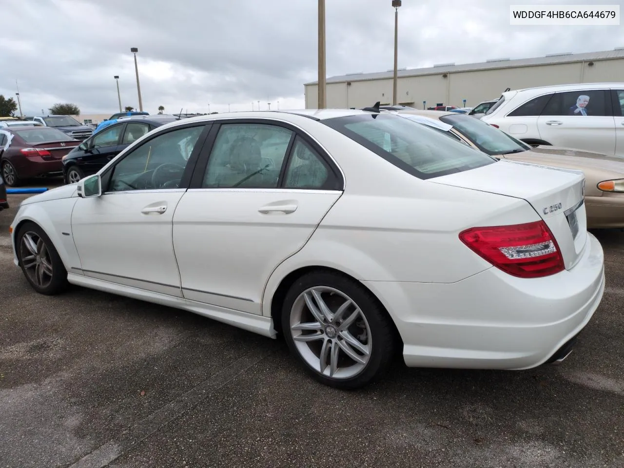 2012 Mercedes-Benz C 250 VIN: WDDGF4HB6CA644679 Lot: 74526144