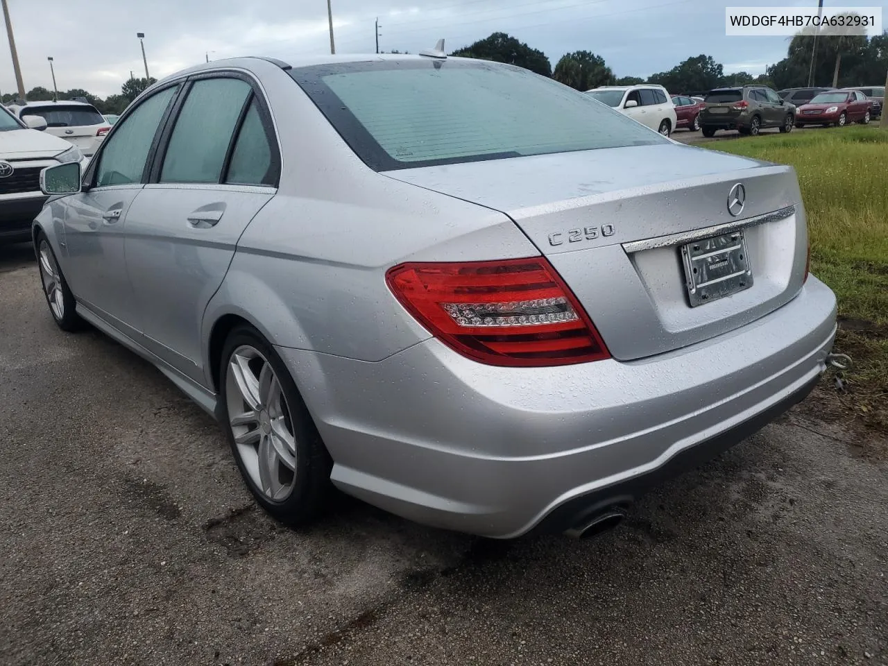 2012 Mercedes-Benz C 250 VIN: WDDGF4HB7CA632931 Lot: 74604444