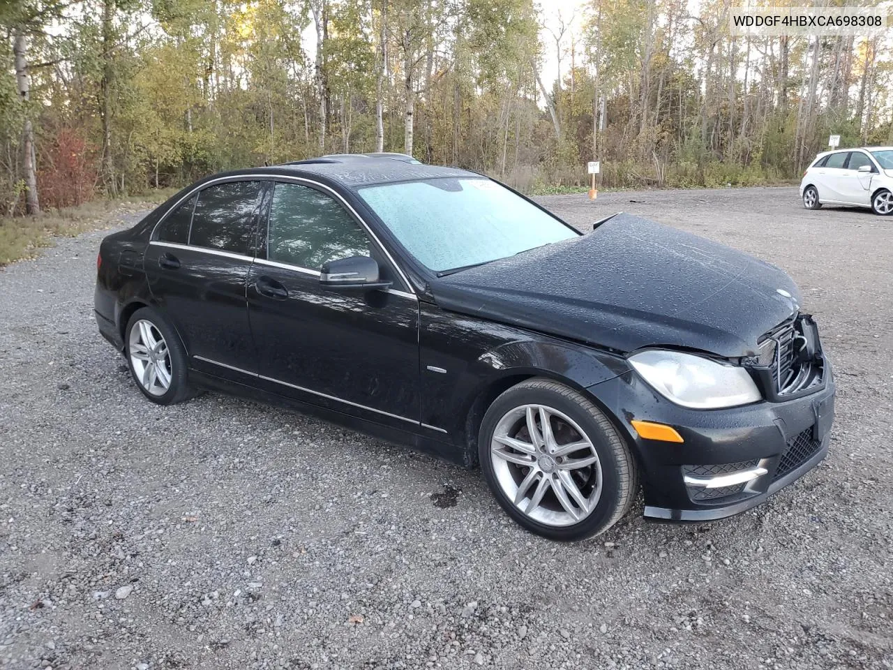 2012 Mercedes-Benz C 250 VIN: WDDGF4HBXCA698308 Lot: 74985614