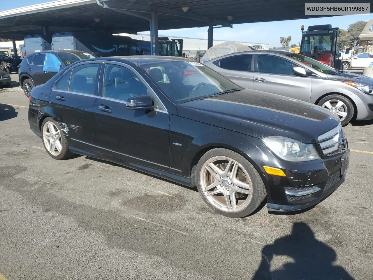 2012 Mercedes-Benz C 350 VIN: WDDGF5HB6CR199867 Lot: 75015004