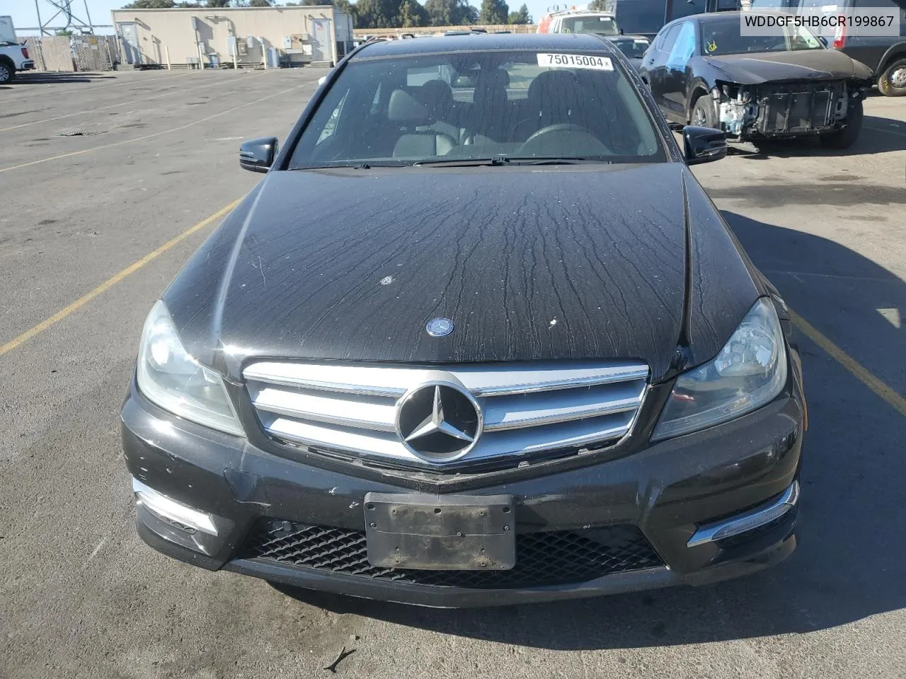 2012 Mercedes-Benz C 350 VIN: WDDGF5HB6CR199867 Lot: 75015004