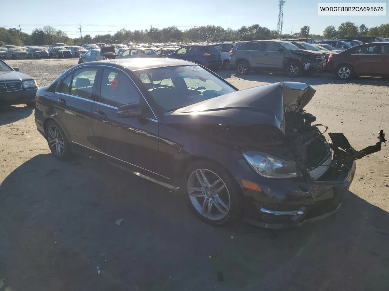 2012 Mercedes-Benz C 300 4Matic VIN: WDDGF8BB2CA695676 Lot: 75128424