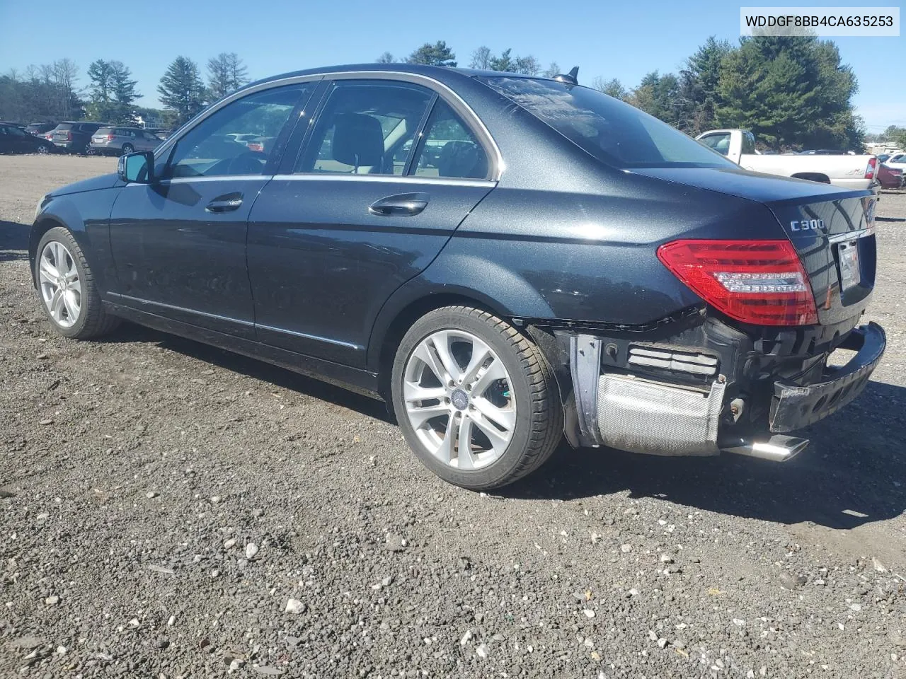 2012 Mercedes-Benz C 300 4Matic VIN: WDDGF8BB4CA635253 Lot: 75168574