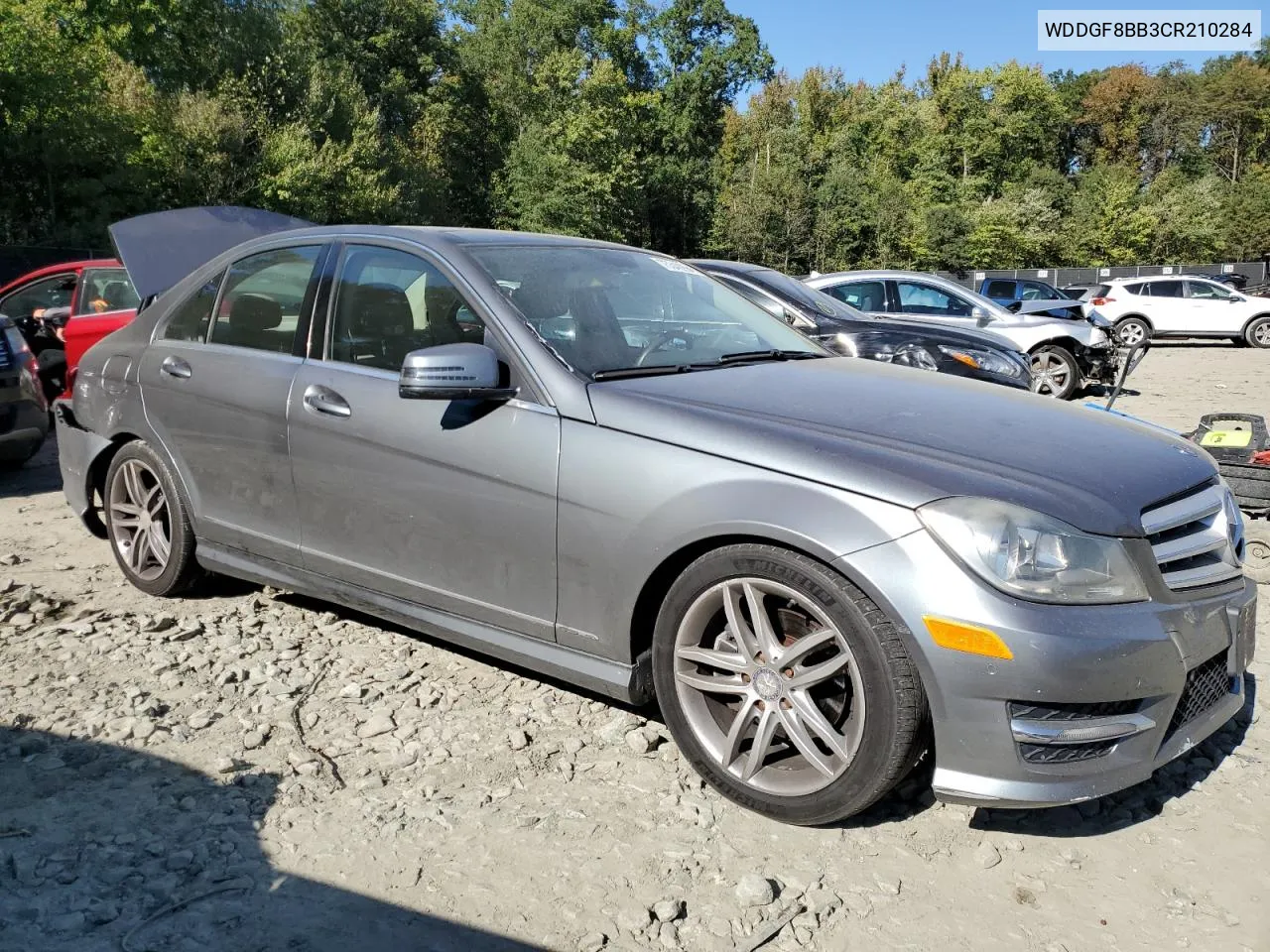 2012 Mercedes-Benz C 300 4Matic VIN: WDDGF8BB3CR210284 Lot: 75340994