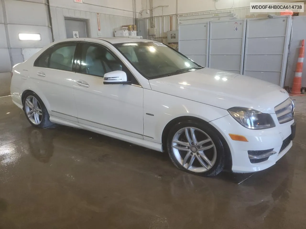 2012 Mercedes-Benz C 250 VIN: WDDGF4HB0CA614738 Lot: 75836984