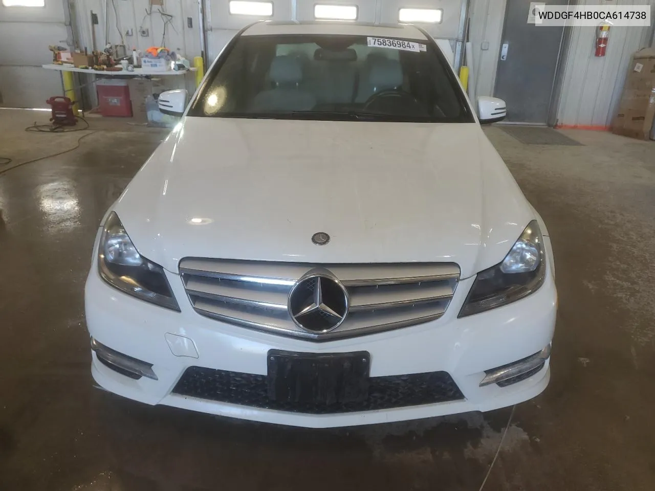 2012 Mercedes-Benz C 250 VIN: WDDGF4HB0CA614738 Lot: 75836984